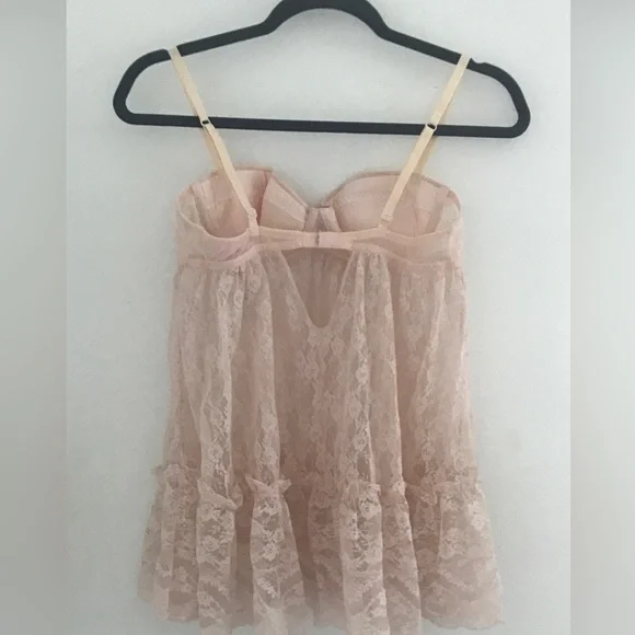 Victoria’s Secret | Sexy Little Things Blush Pink Lace Lingerie 
Size 34B - Picture 5 of 6